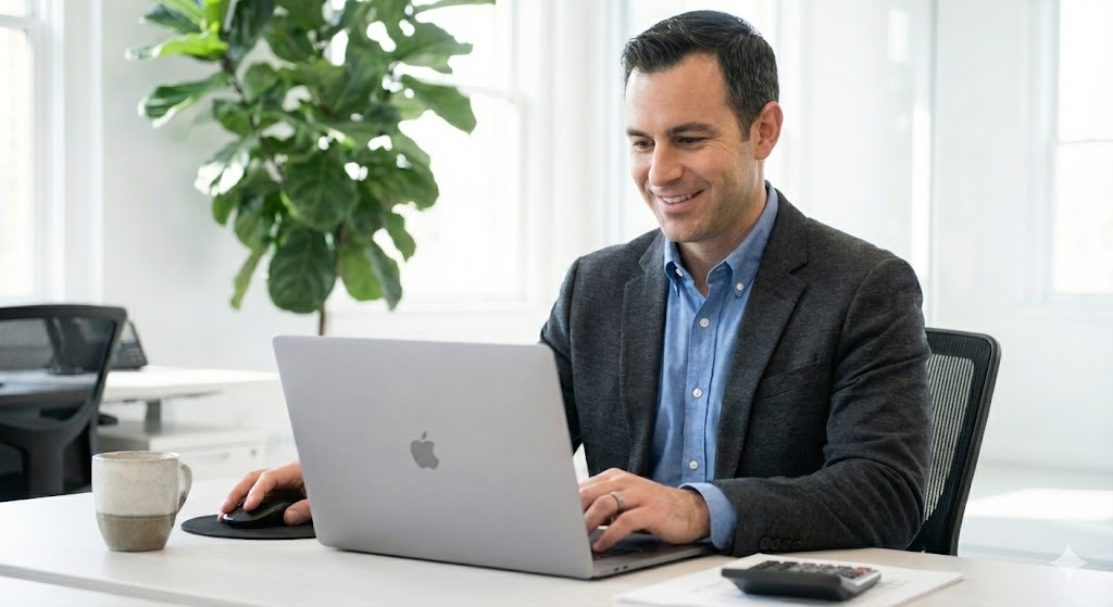 Contador usando Tikko feliz