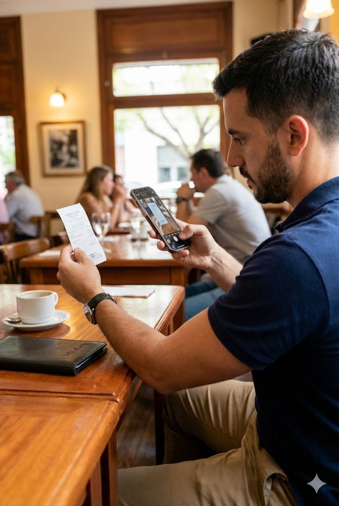 Vendedor usando Tikko
